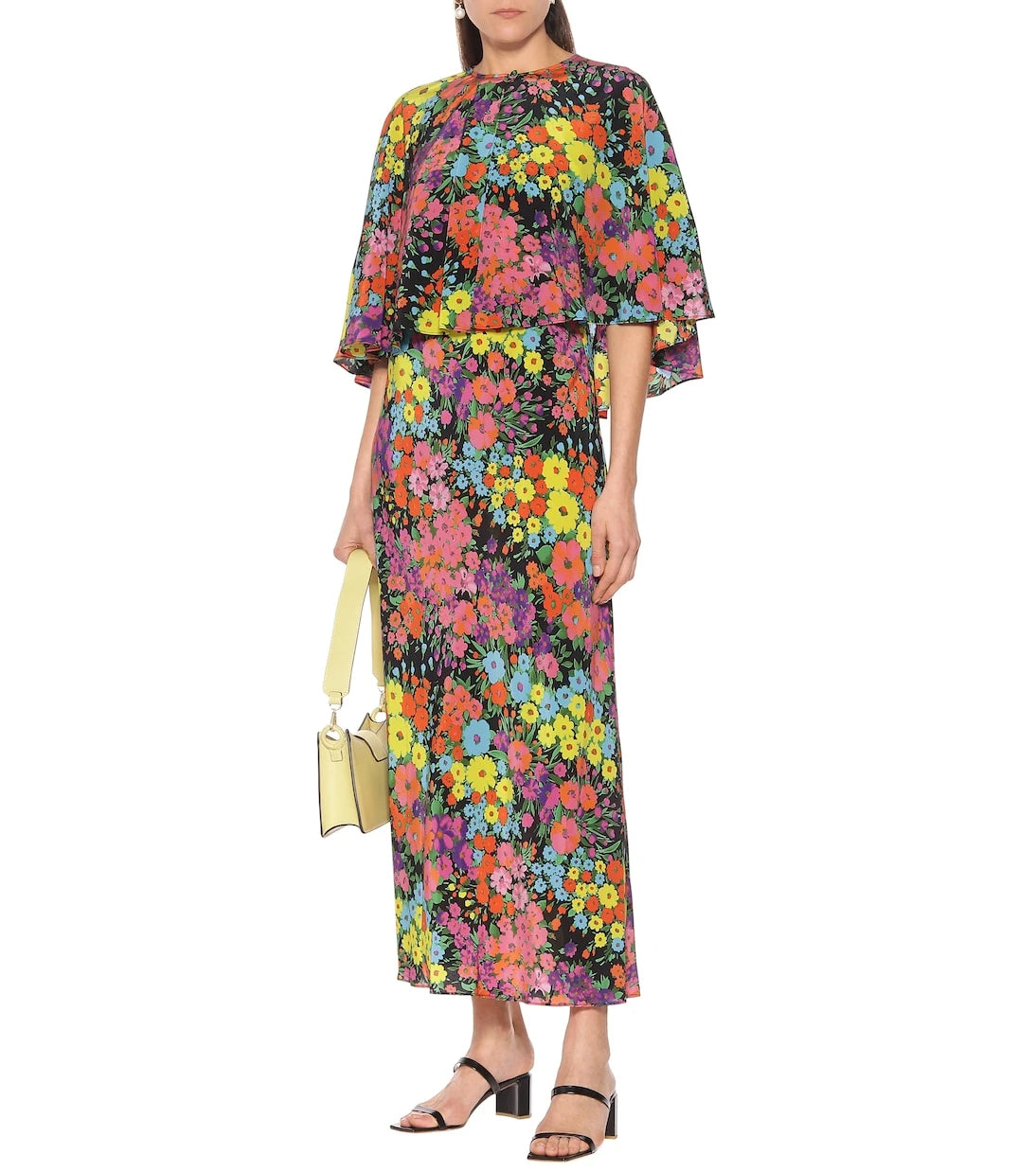 Les Rêveries - Floral silk maxi dress