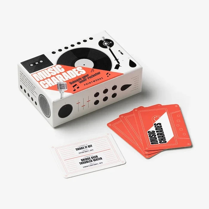 Игра на карти Printworks Music Charades 15 x 10 x 5 cm