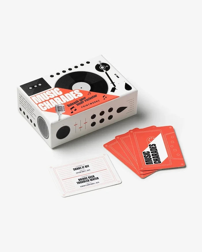 Игра на карти Printworks Music Charades 15 x 10 x 5 cm