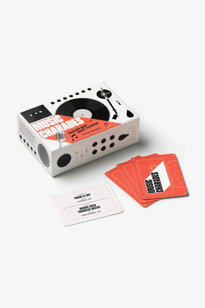 Игра на карти Printworks Music Charades 15 x 10 x 5 cm