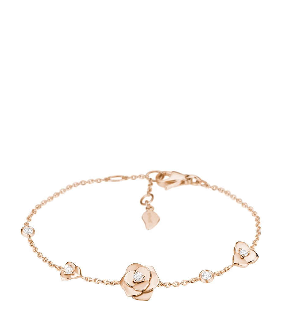 Piaget Rose Gold and Diamond Rose Bracelet