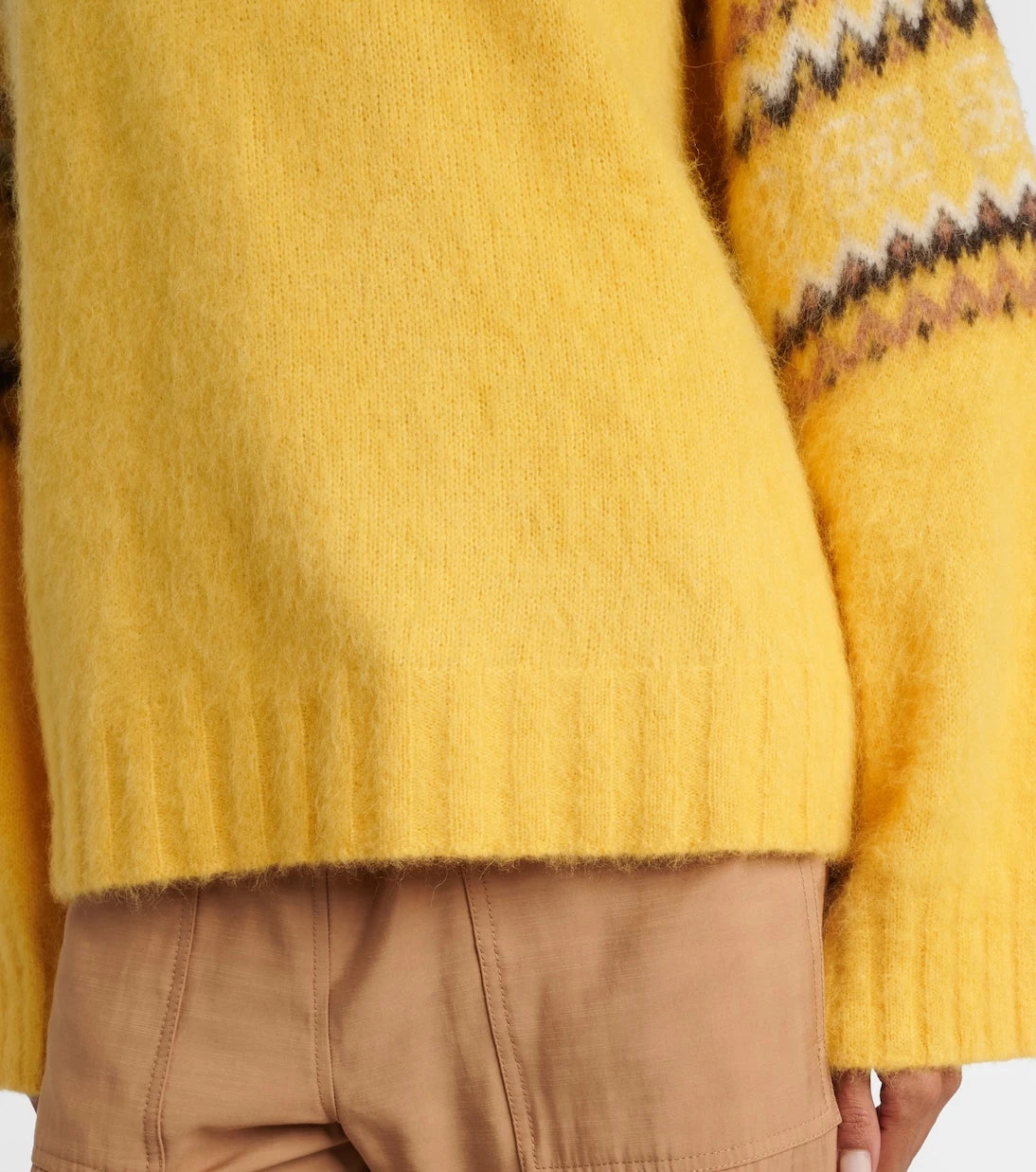 Ganni - Fair Isle alpaca and wool-blend intarsia sweater