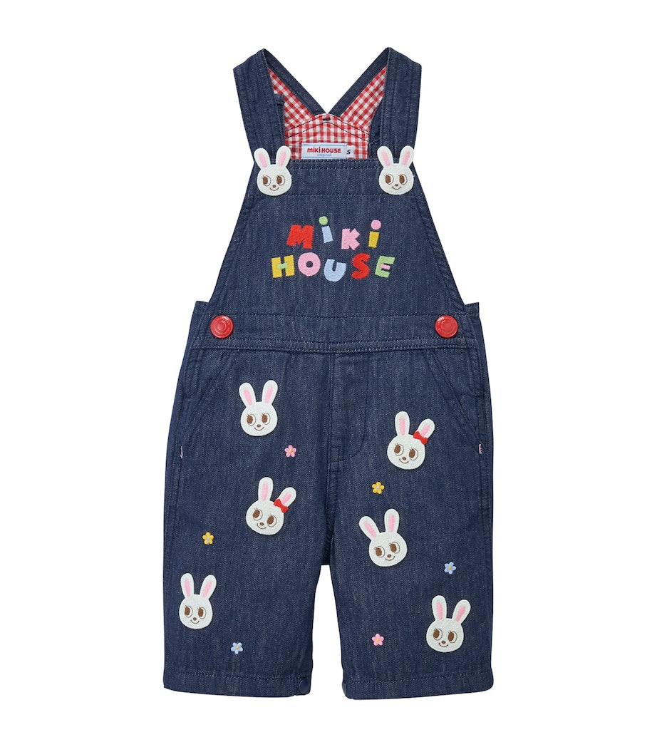 Embroidered Bunny Dungarees (6-36 Months)