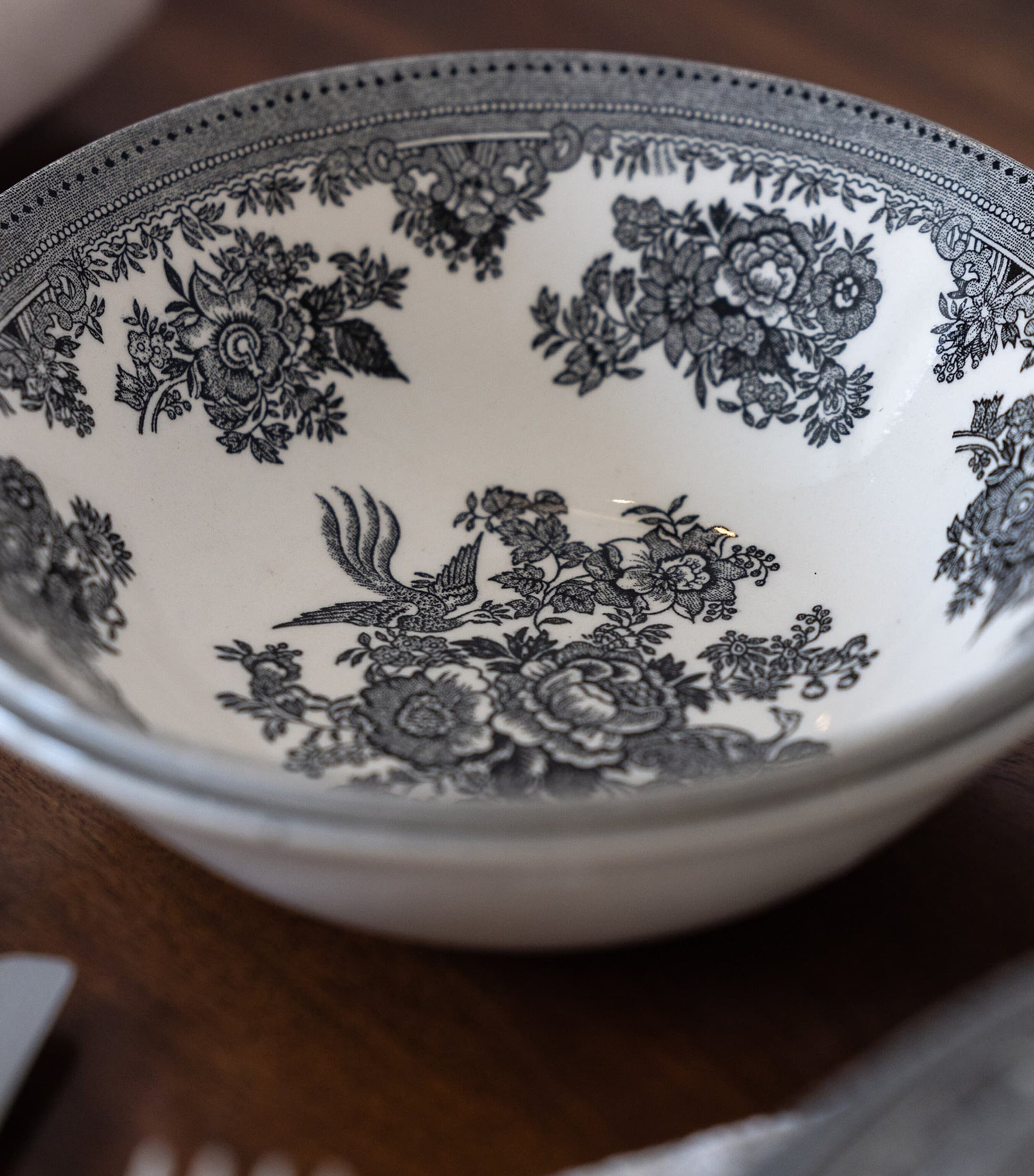 Burleigh Set of 4 Asiatic Pheasants Cereal Bowls (16cm)