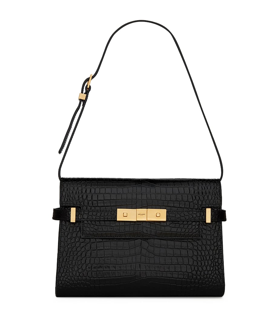 Saint Laurent Black Small Manhattan Shoulder Bag