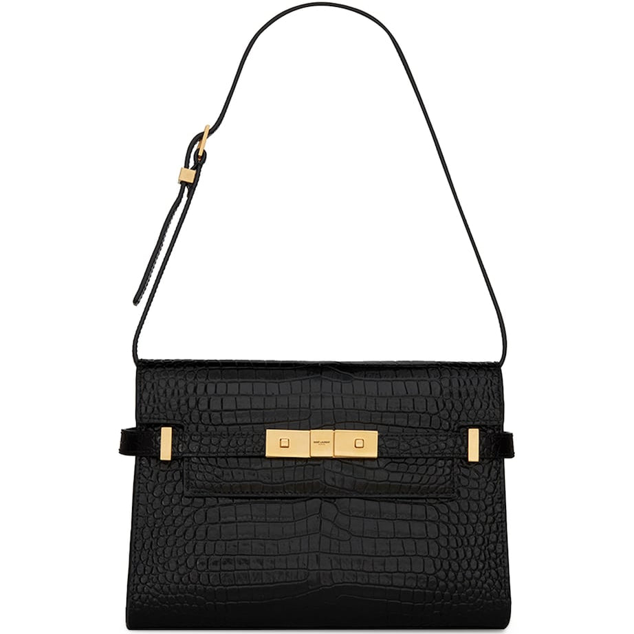 Saint Laurent Black Small Manhattan Shoulder Bag