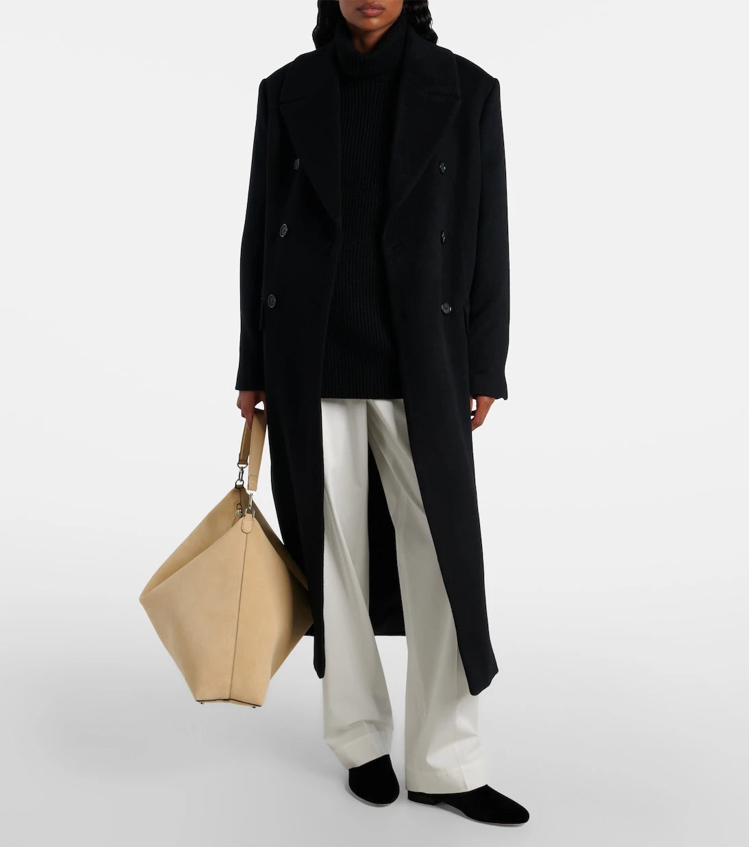 Toteme - Double-breasted cashmere coat