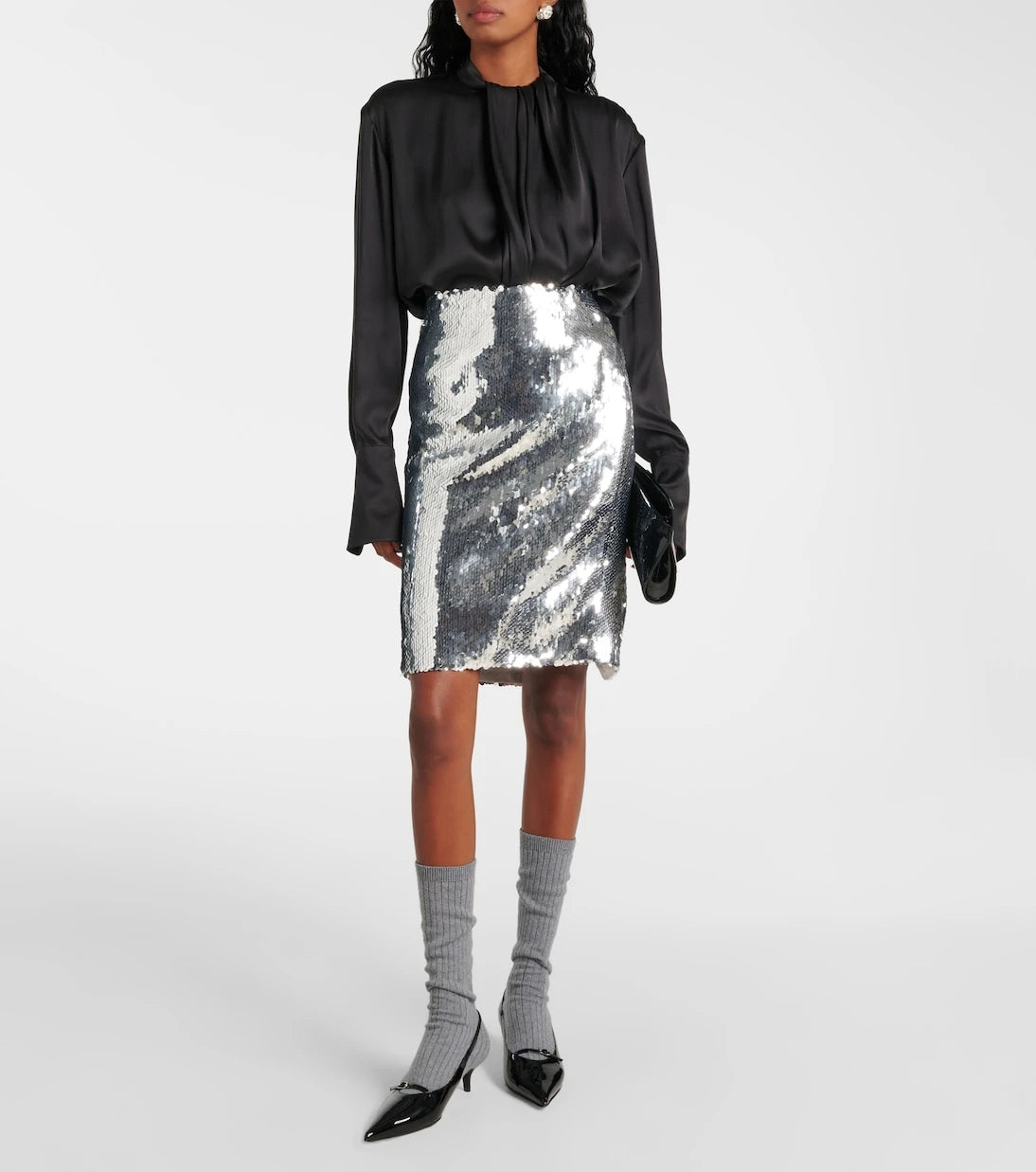 Magda Butrym - Sequined midi skirt