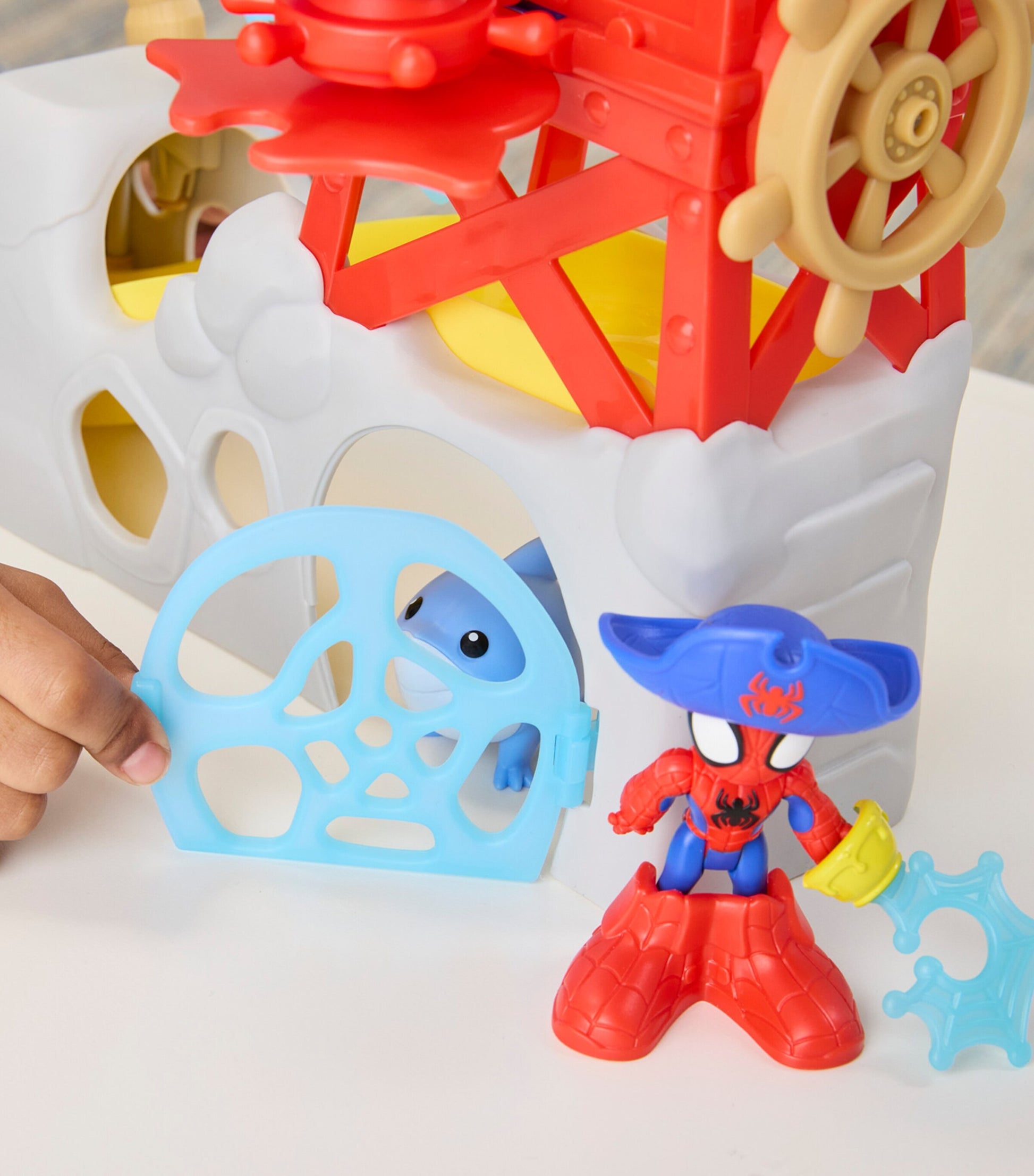 Marvel Spider-Man Water-Webs Spidey Island Playset