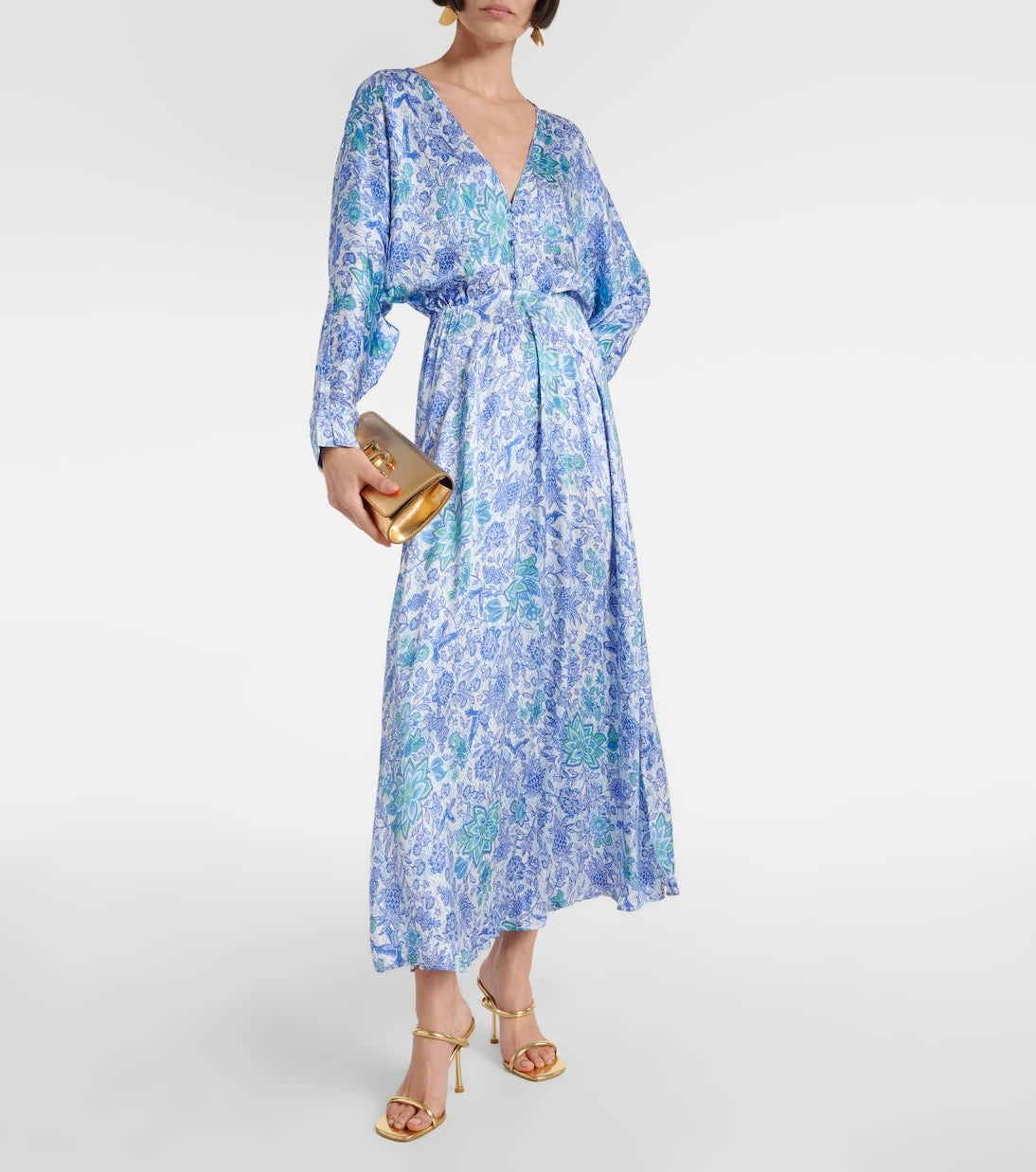 Poupette St Barth - Printed midi dress