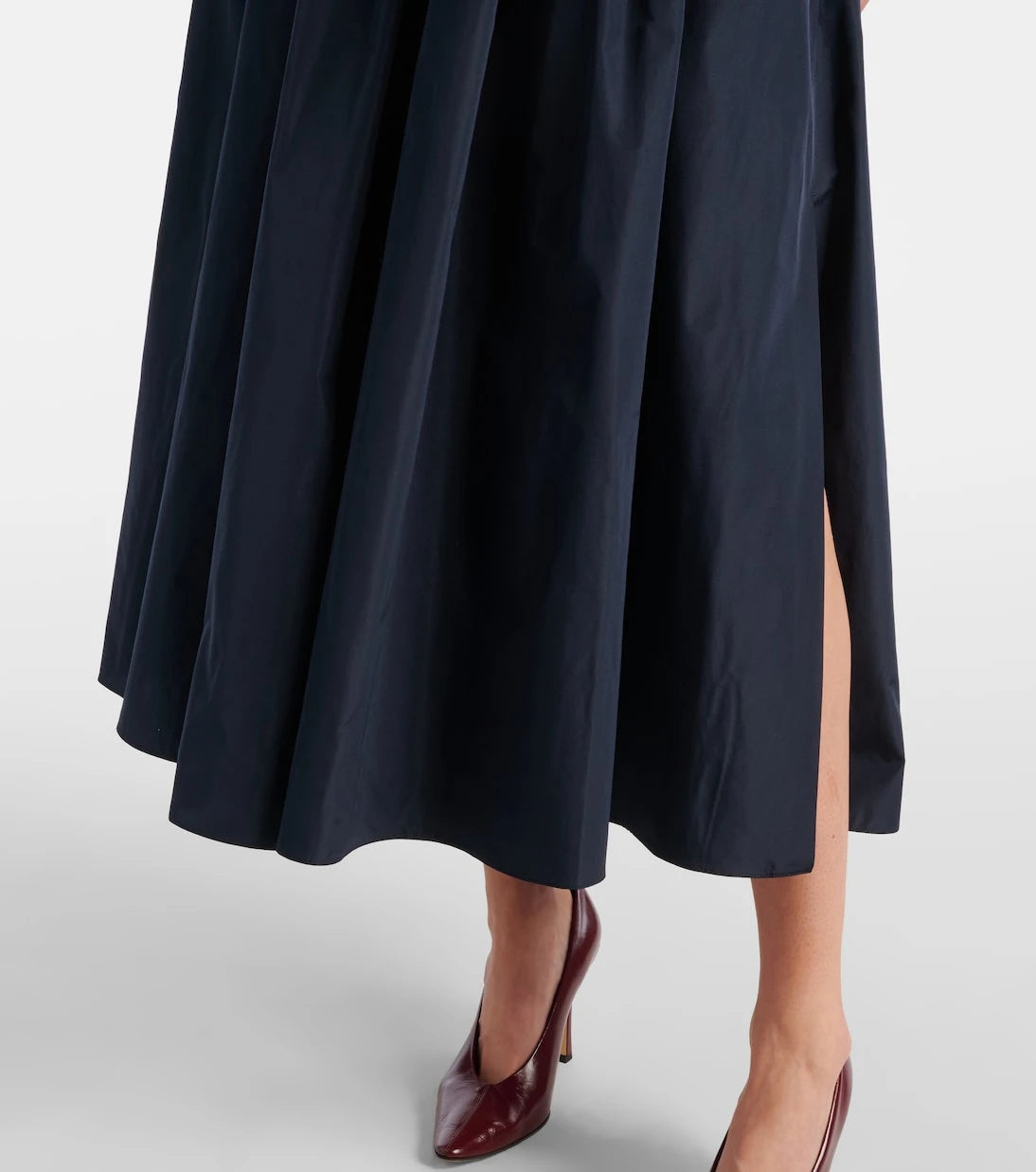 'S Max Mara - Jokey pleated taffeta midi skirt