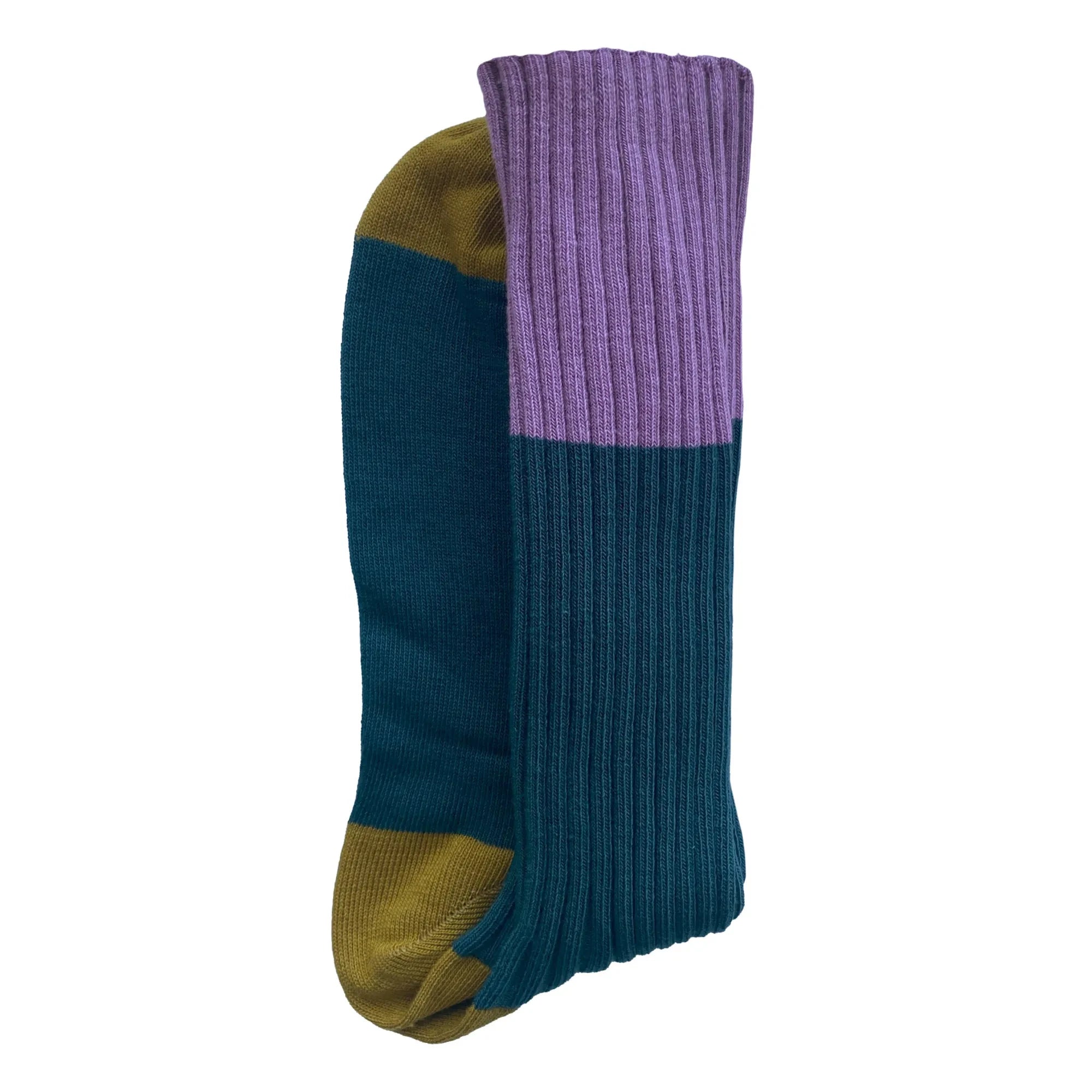La cerise sur le gâteau - Yvette sock | Peacock blue