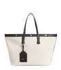 Dolce & Gabbana Canvas-Calfskin Tote Bag