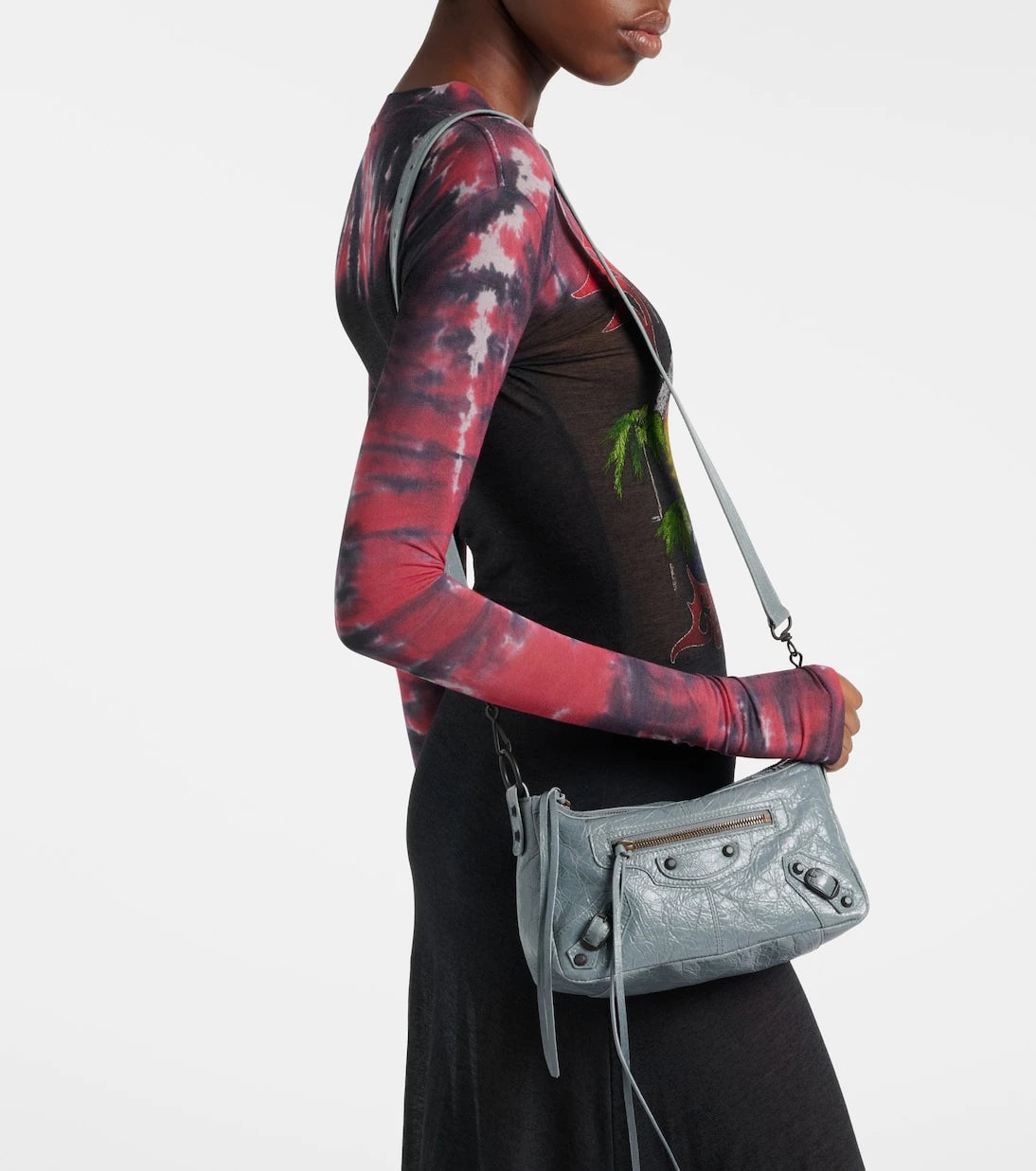 Balenciaga - Le City Moto Mini leather shoulder bag