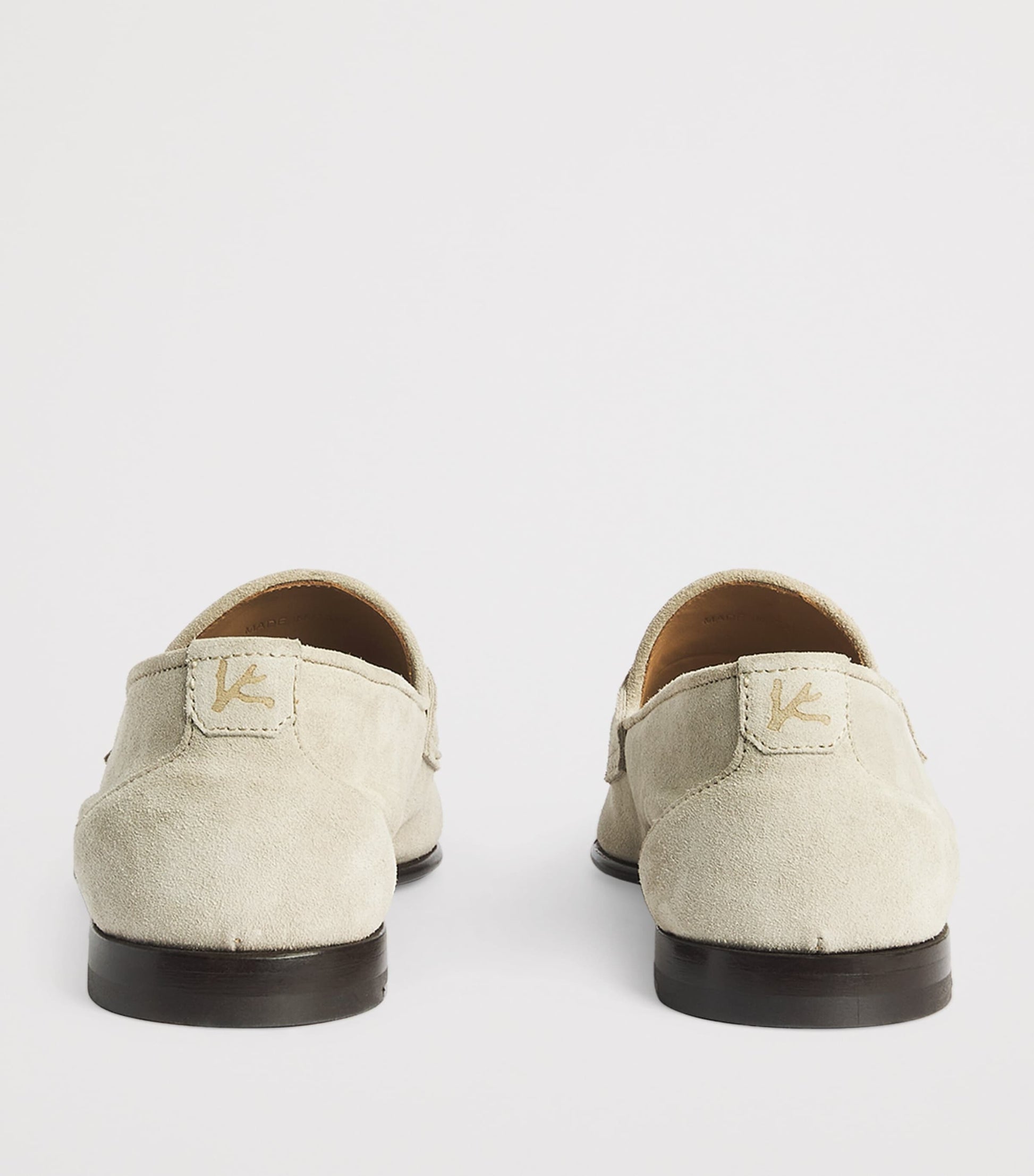 Isaia Suede Penny Loafers