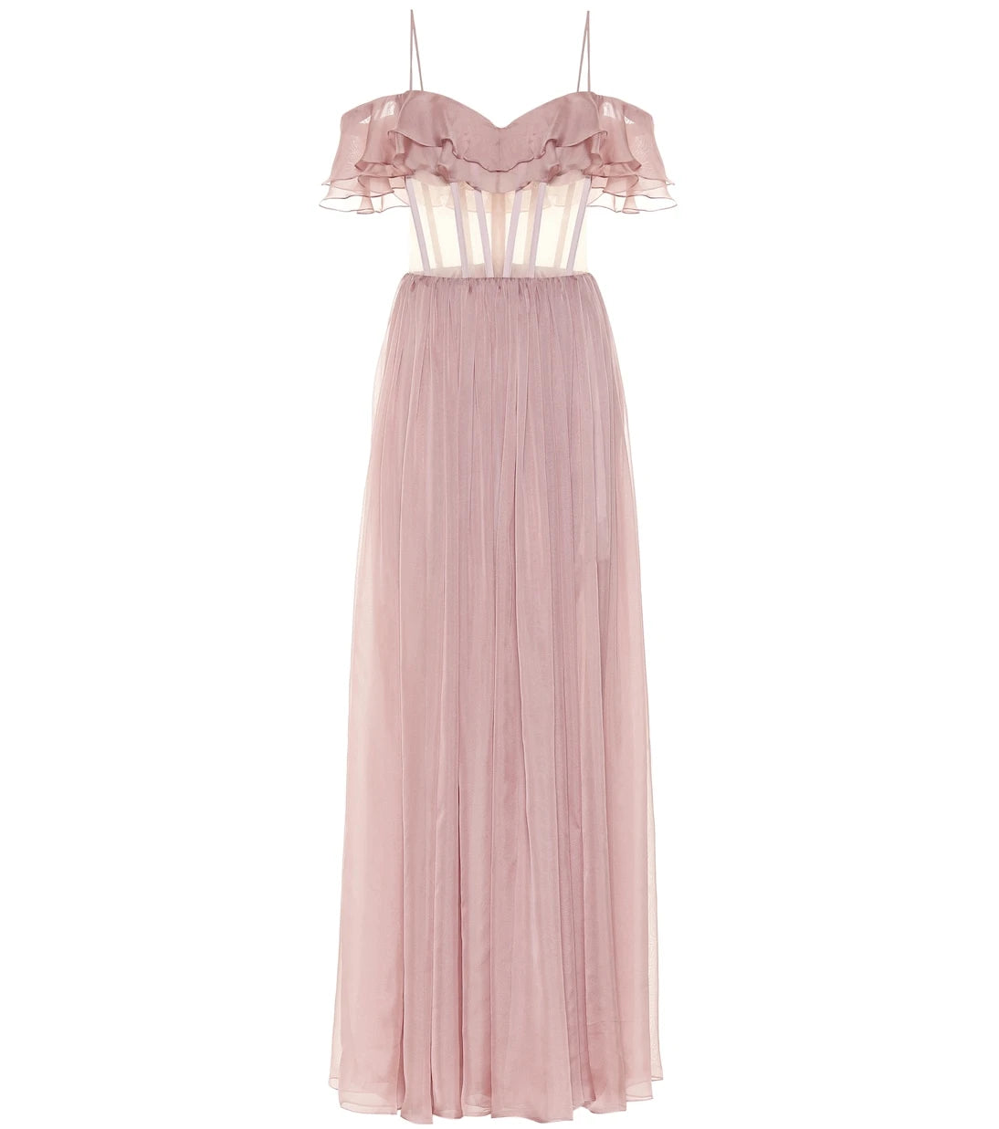 Rasario - Off-shoulder silk gown