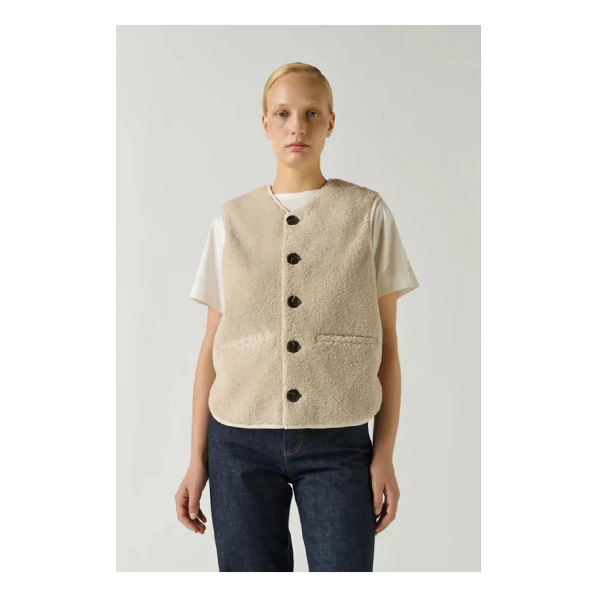 Soeur - Fusil Sherpa Jacket | Ecru