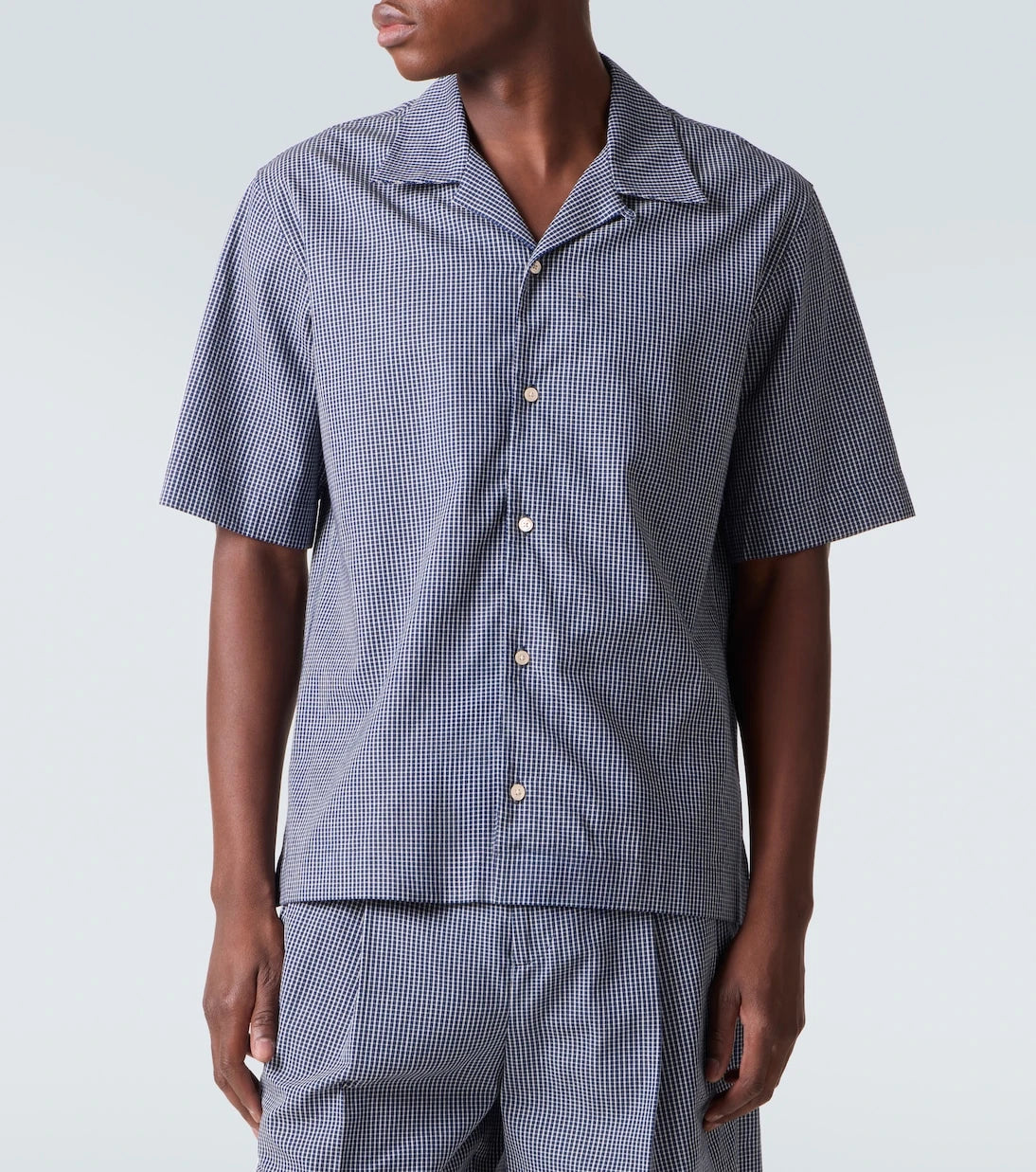 Givenchy - Checked cotton bowling shirt