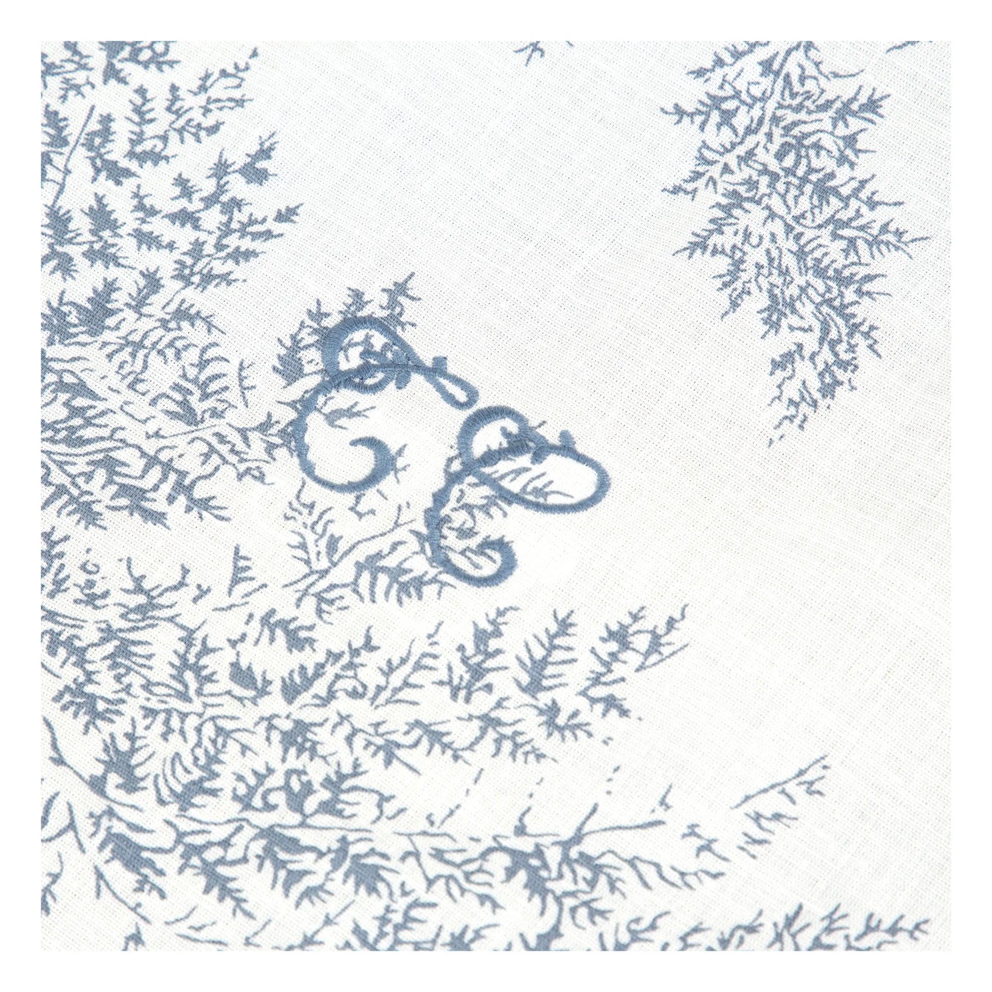 Tartine et Chocolat - Leaf-Print Blanket | Grey