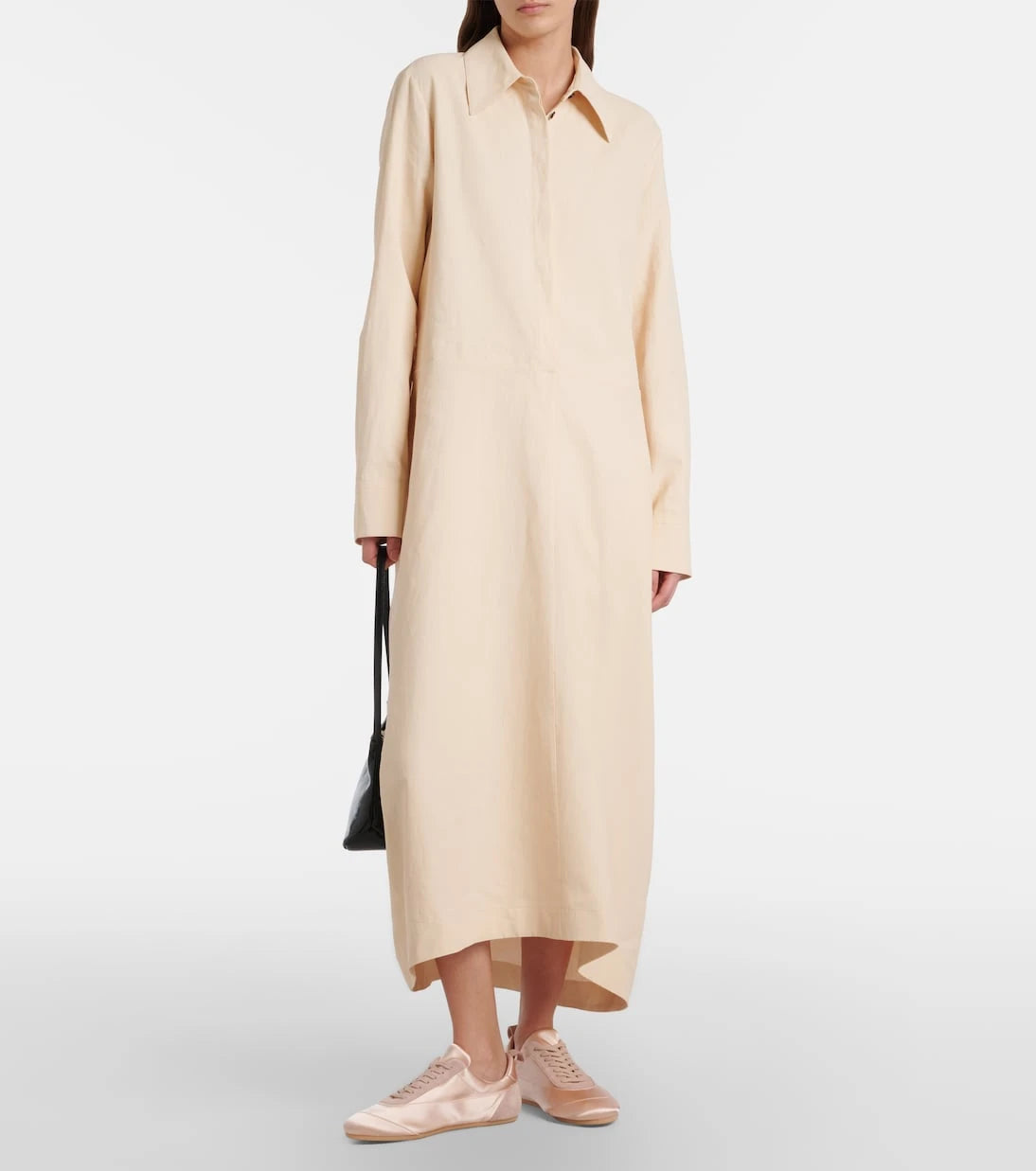 Jil Sander - Oversized linen shirt dress