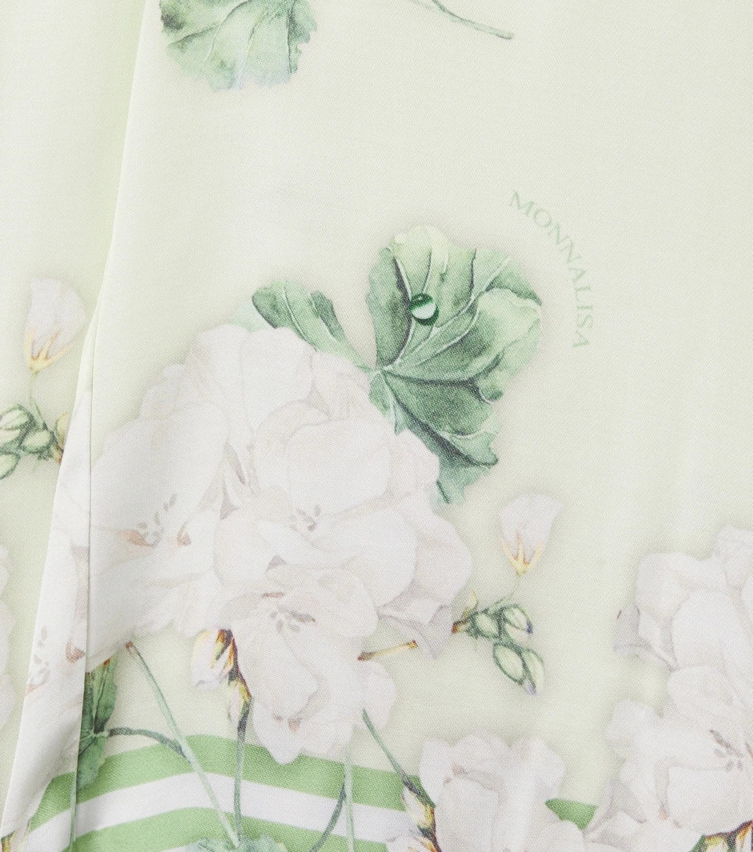 Monnalisa - Floral satin pajama pants