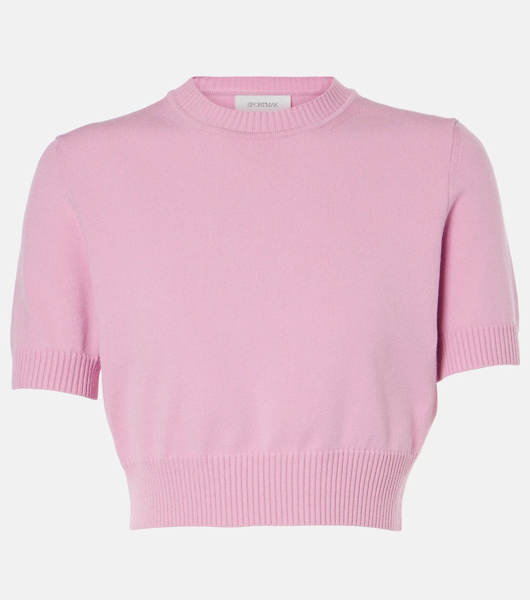 Sportmax - بلوزة قصيرة محبوكة بريمير