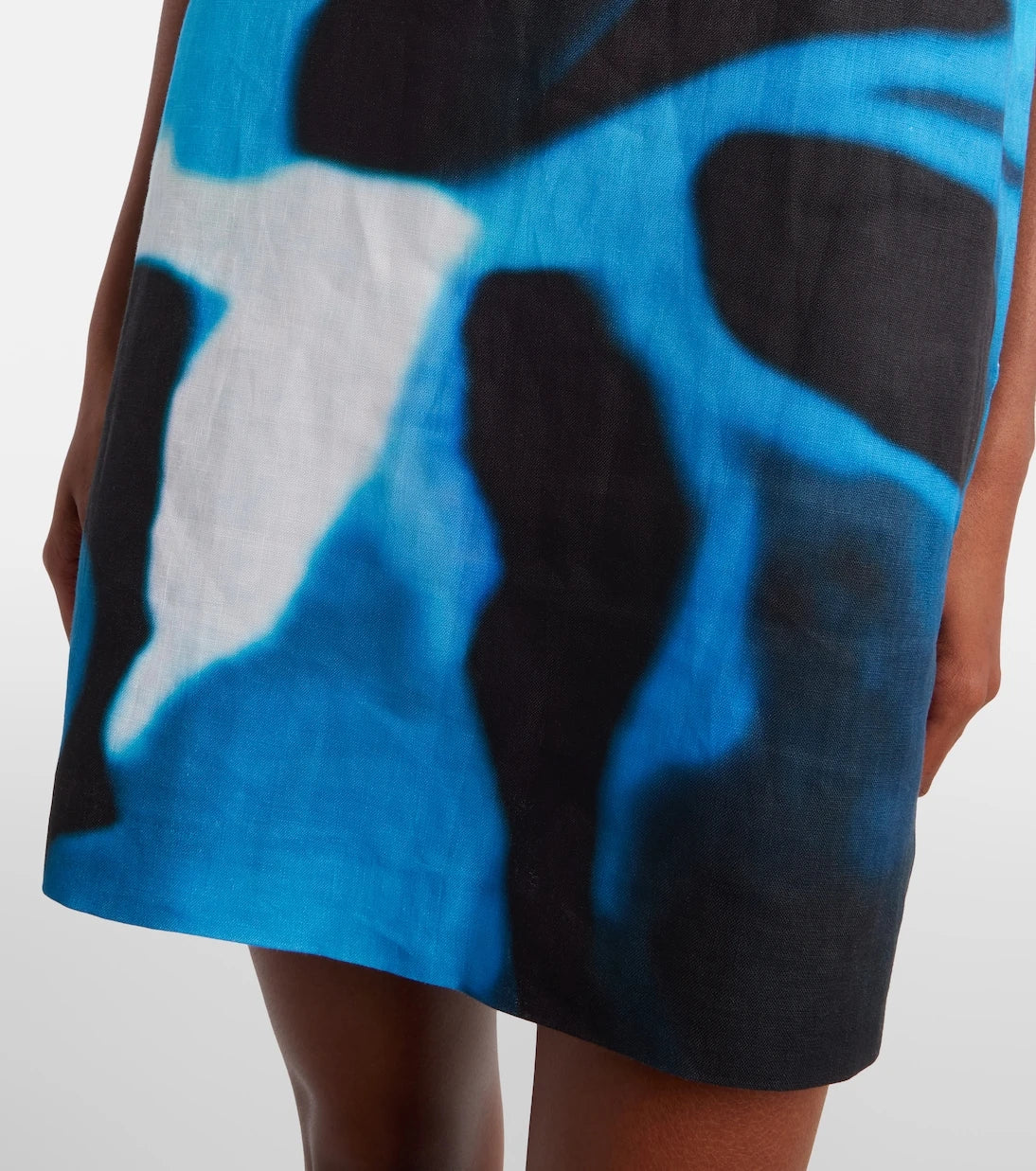 Staud - Brea printed linen minidress