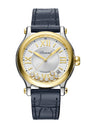 Yellow Gold, Stainless Steel and Diamond Happy Sport Watch 36mm