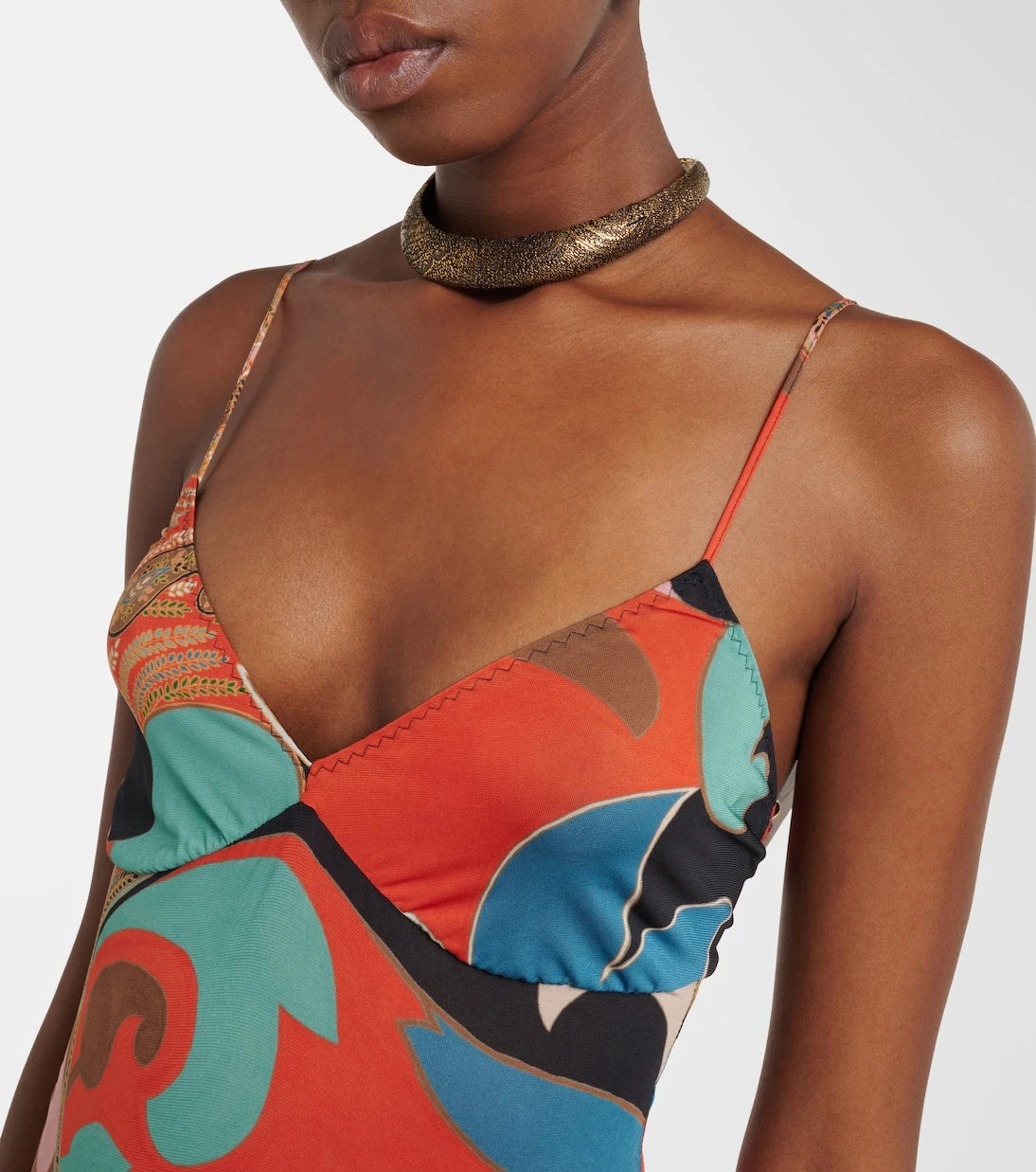 Etro - Paisley draped gown