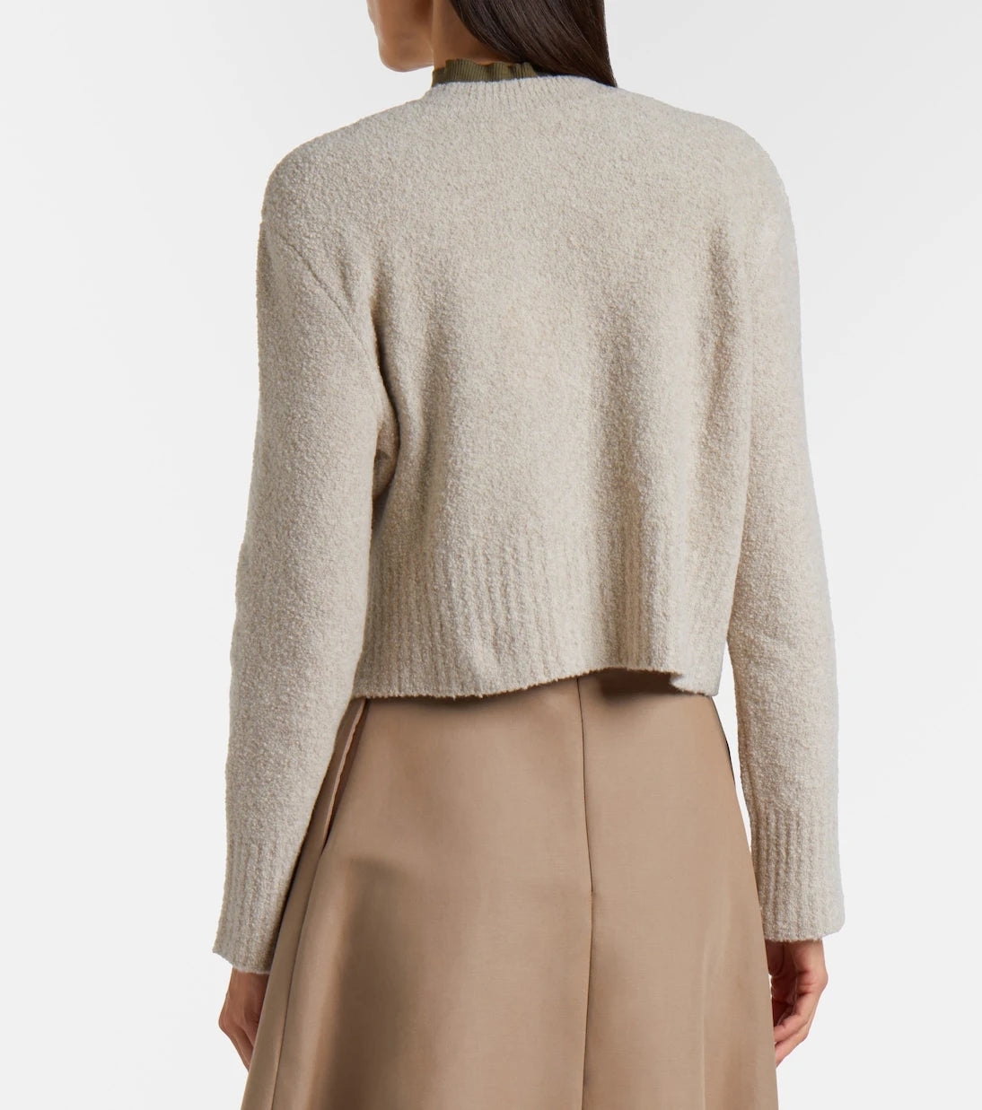 Altuzarra - Harris cropped wool-blend cardigan