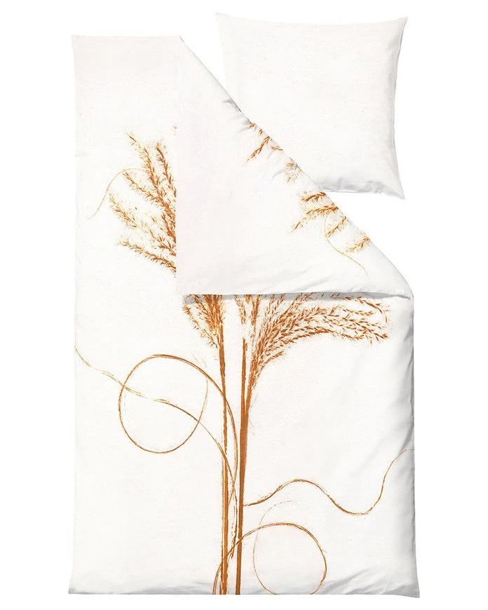 Комплект памучно спално бельо Södahl Silvergrass 60x63/140x220 cm