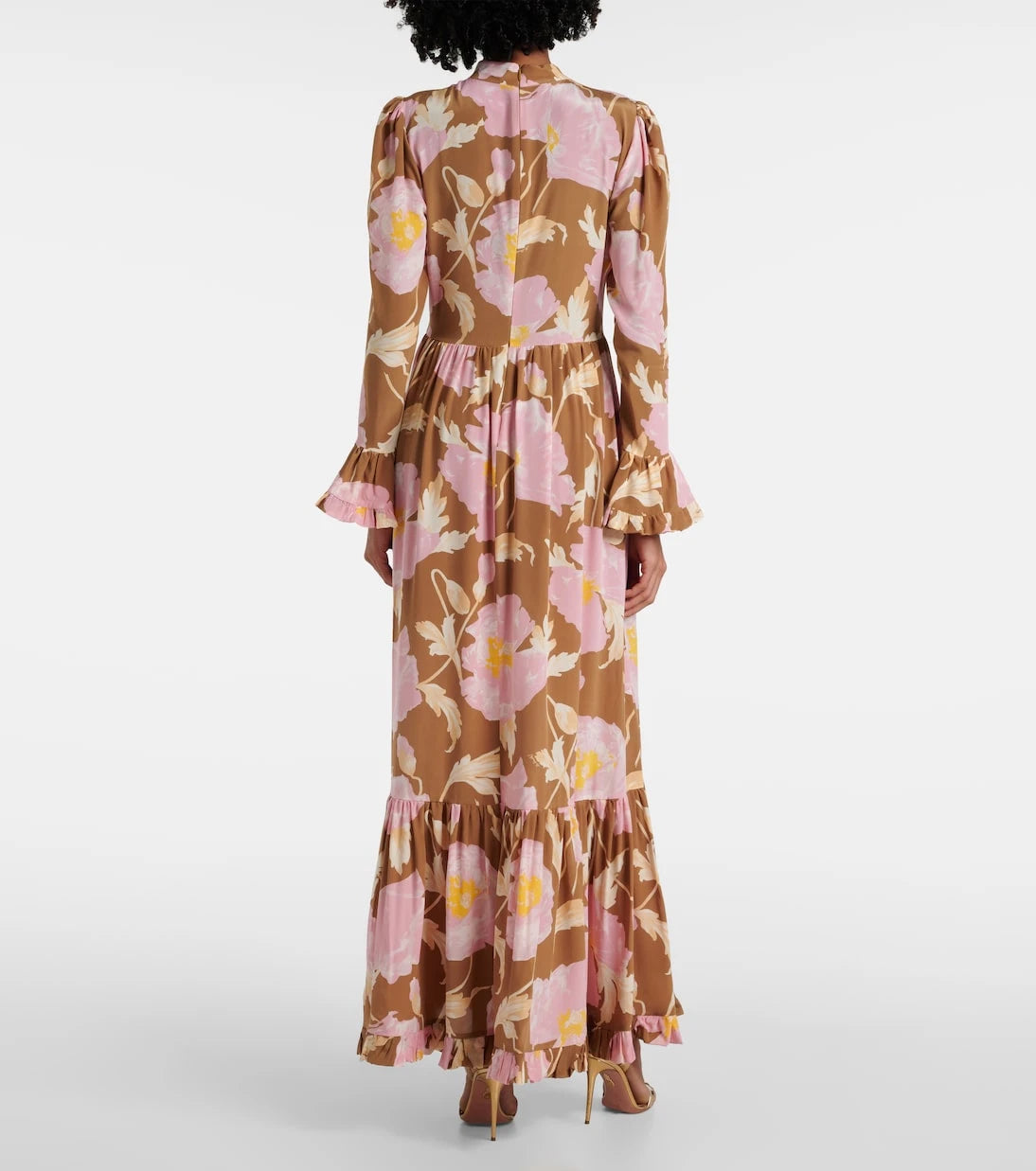 La DoubleJ - Visconti silk crêpe de chine maxi dress