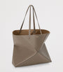 LOEWE Large Leather Puzzle Fold Tote Bag