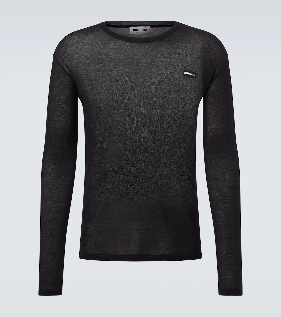 Miu Miu - Logo cotton jersey T-shirt