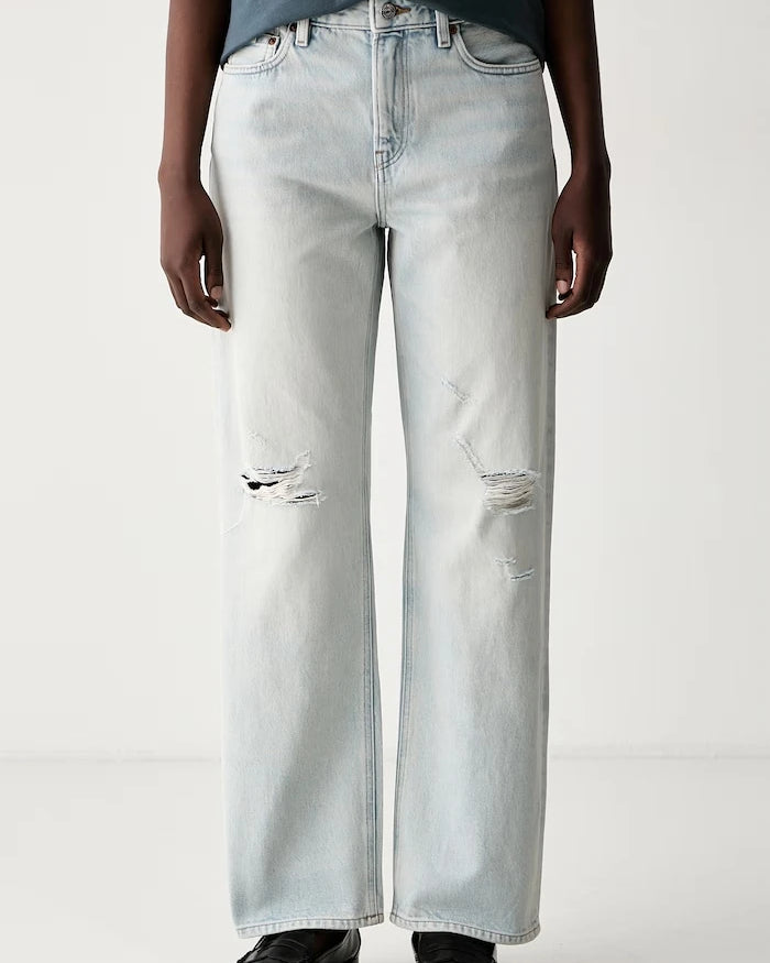 Calvin Klein Jeans kadın düz paça jean