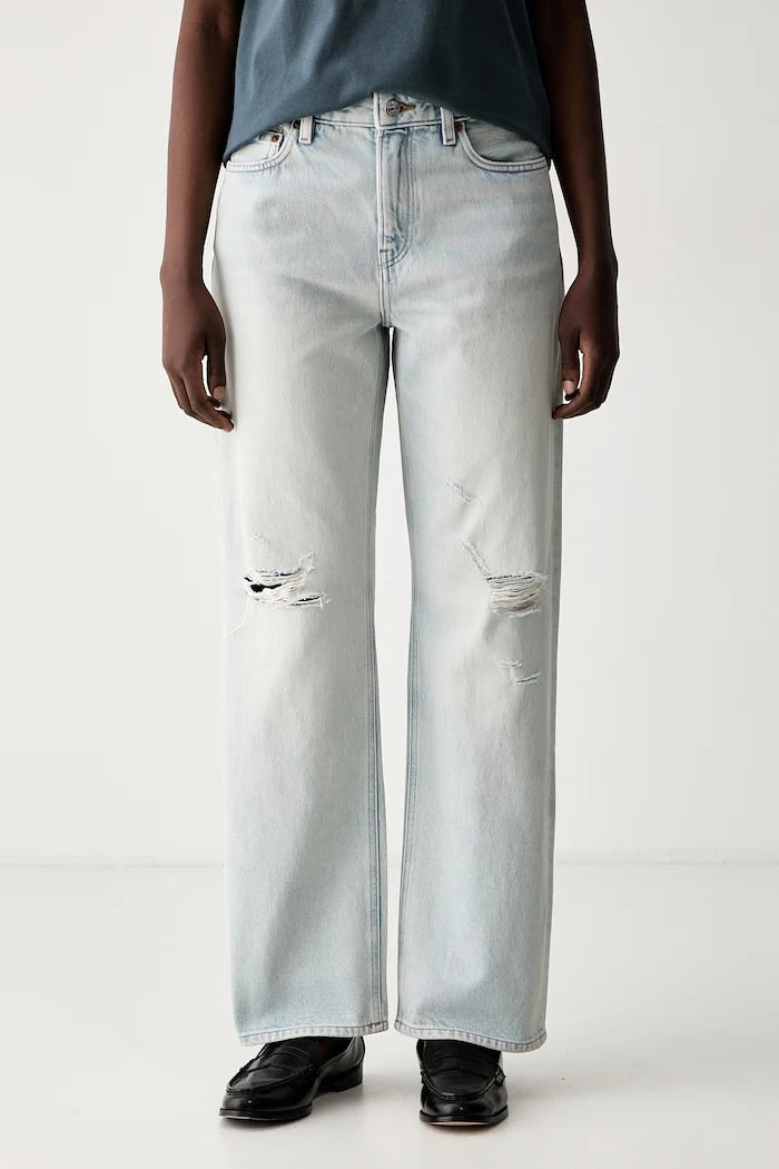 Calvin Klein Jeans kadın düz paça jean