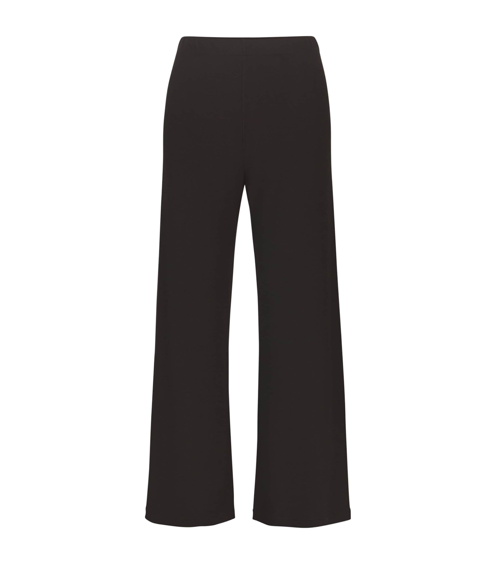 Skims Black Soft Lounge Ribbed Pyjama Set