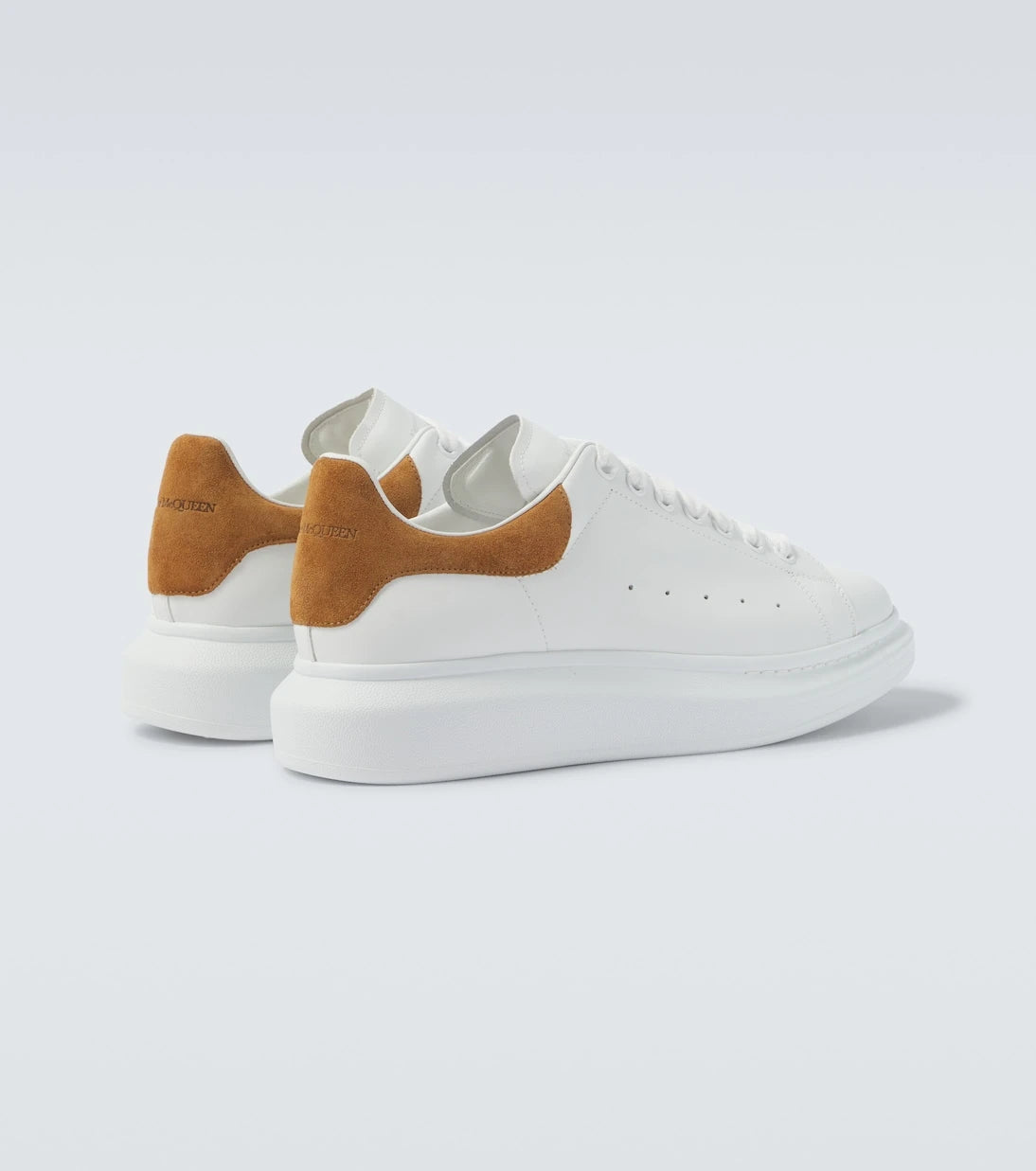 McQueen - Oversized leather sneakers
