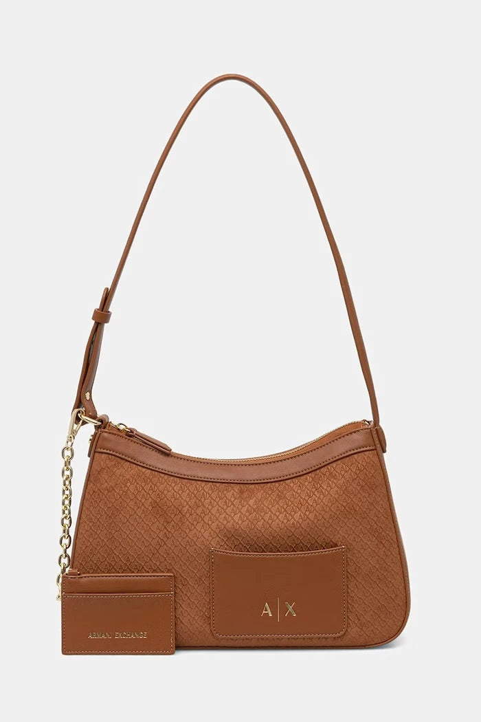 Armani Exchange чанта тип багета дамска