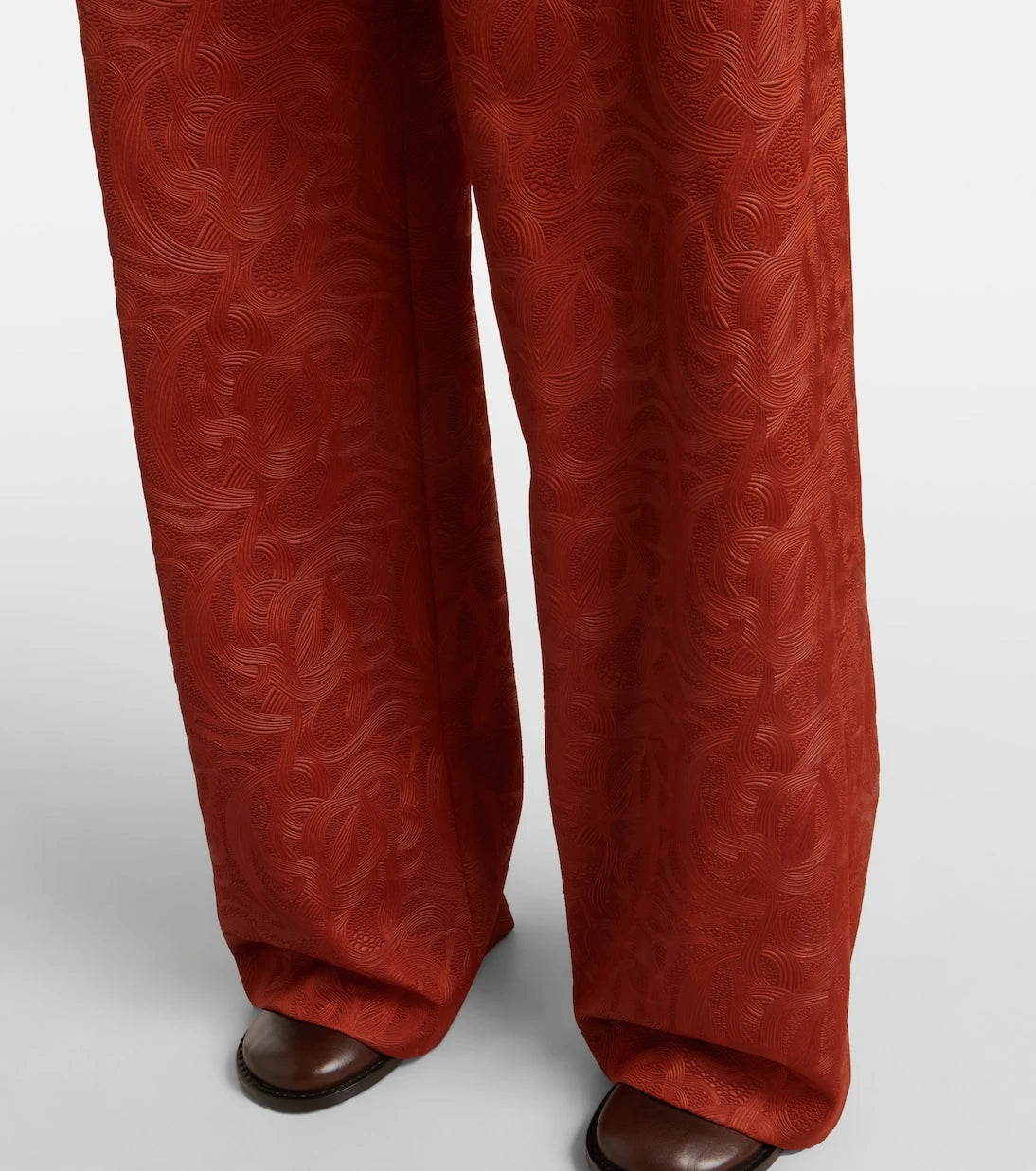 Dries Van Noten - Jacquard straight pants