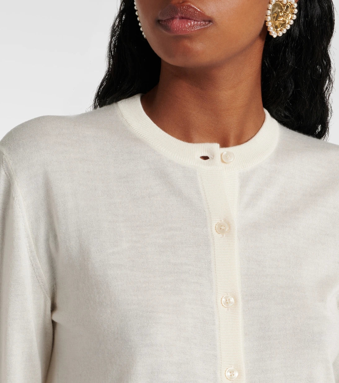 Dolce&Gabbana - DG cashmere and silk cardigan
