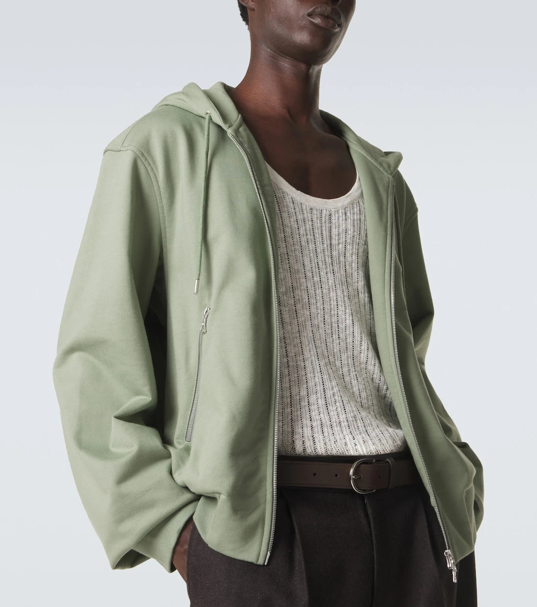 Dries Van Noten - Cotton zip-up hoodie