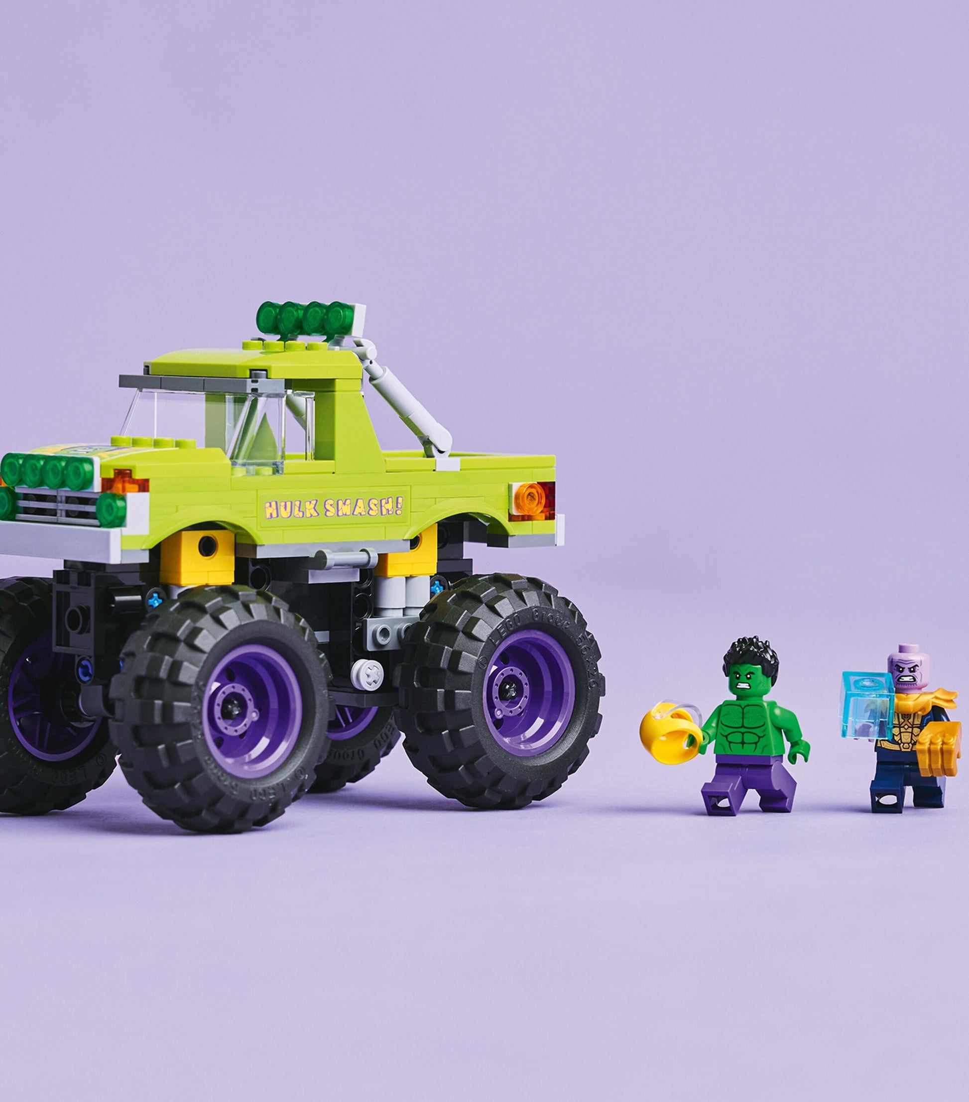 Marvel The Hulk Truck vs. Thanos Set 76312