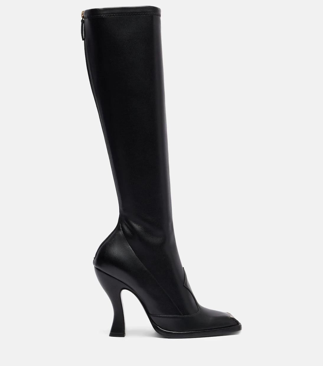 Etro - Studded leather knee-high boots