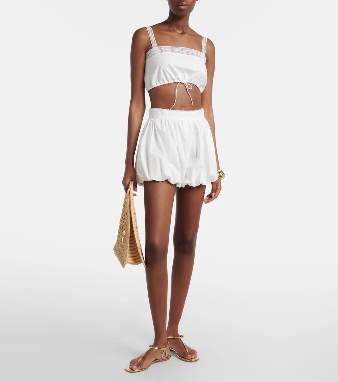 Faithfull - شورت قطن مزموم أراس