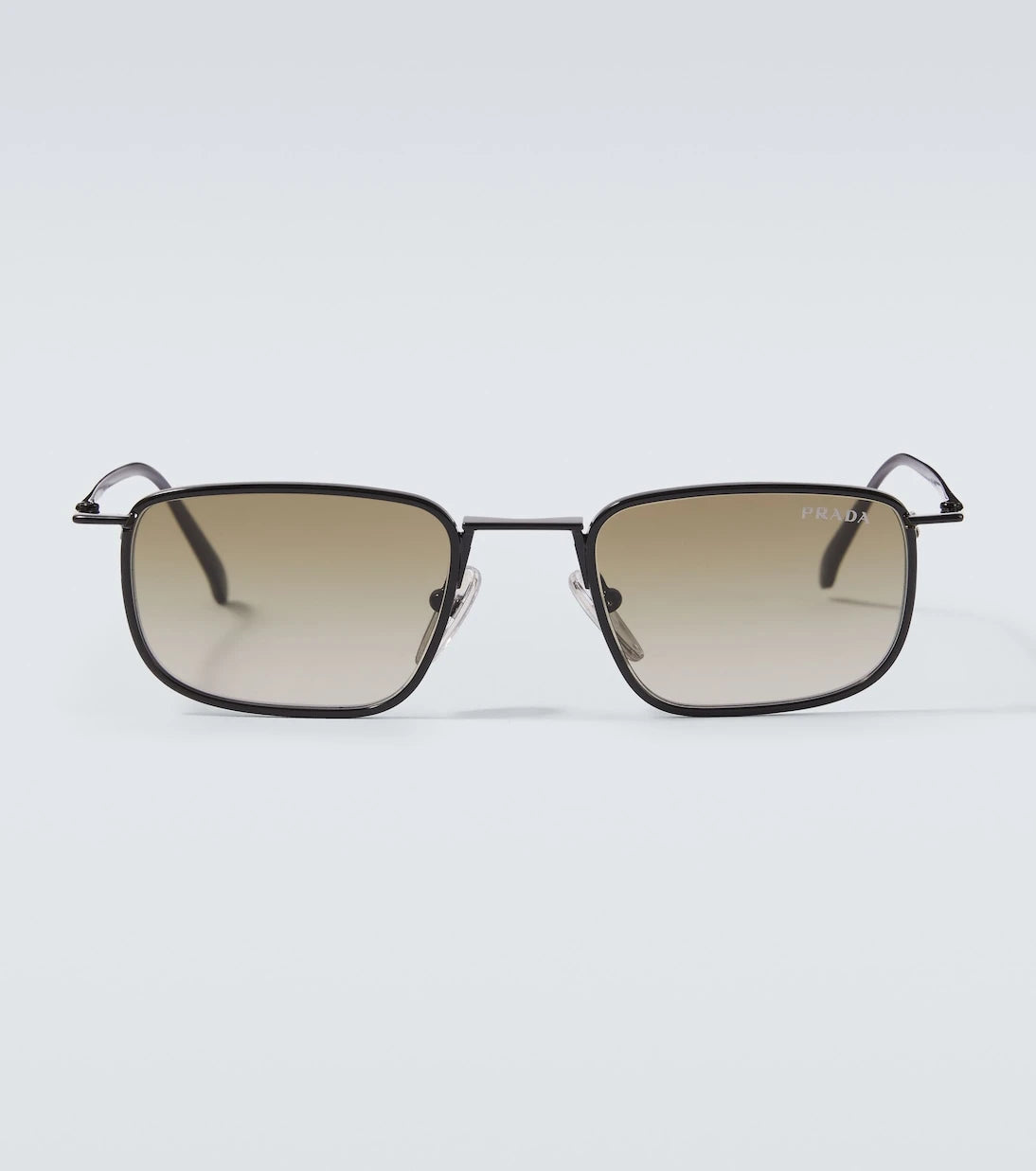 Prada - Logo rectangular sunglasses