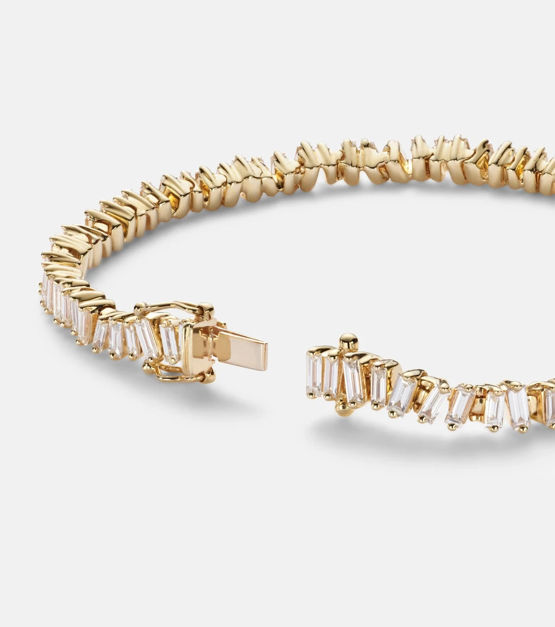 Suzanne Kalan - 18kt gold bracelet with diamonds
