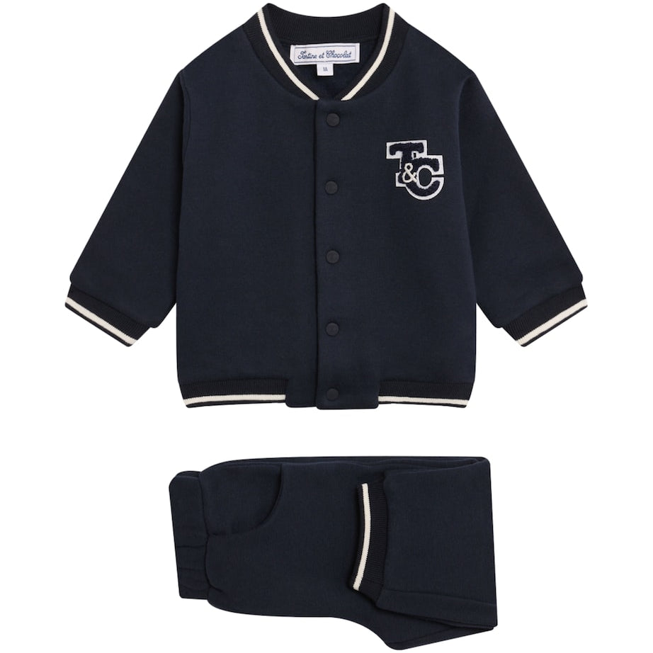 Embroidered Jacket and Sweatpants Set (3 Months-4 Years)