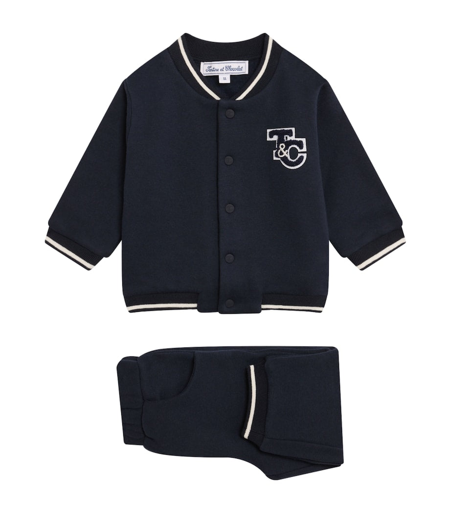 Embroidered Jacket and Sweatpants Set (3 Months-4 Years)