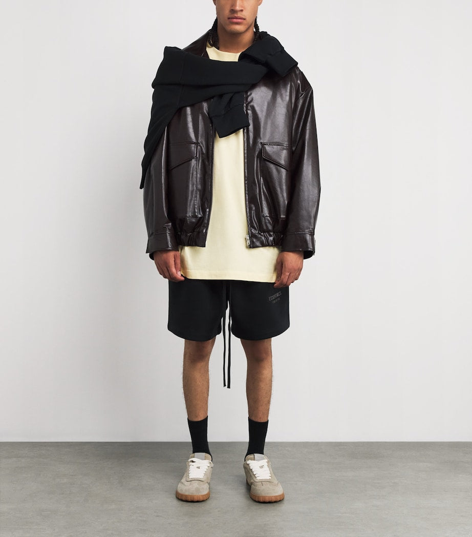 Cotton-Blend Logo Sweatshorts